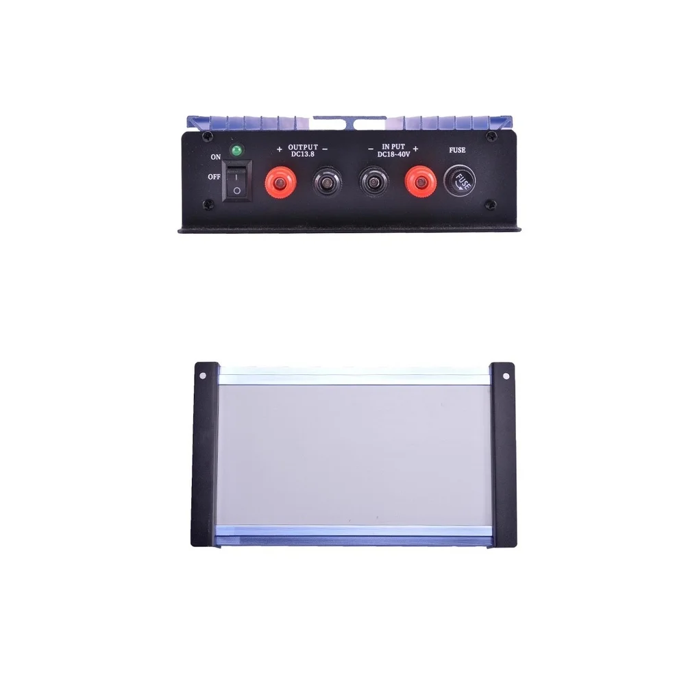 H3800 Walkie-talkie 65A Vehicle Power Supply 24V To 13.8V Voltage Regulator Aluminum Alloy Marine Vehicle Station Power Supply