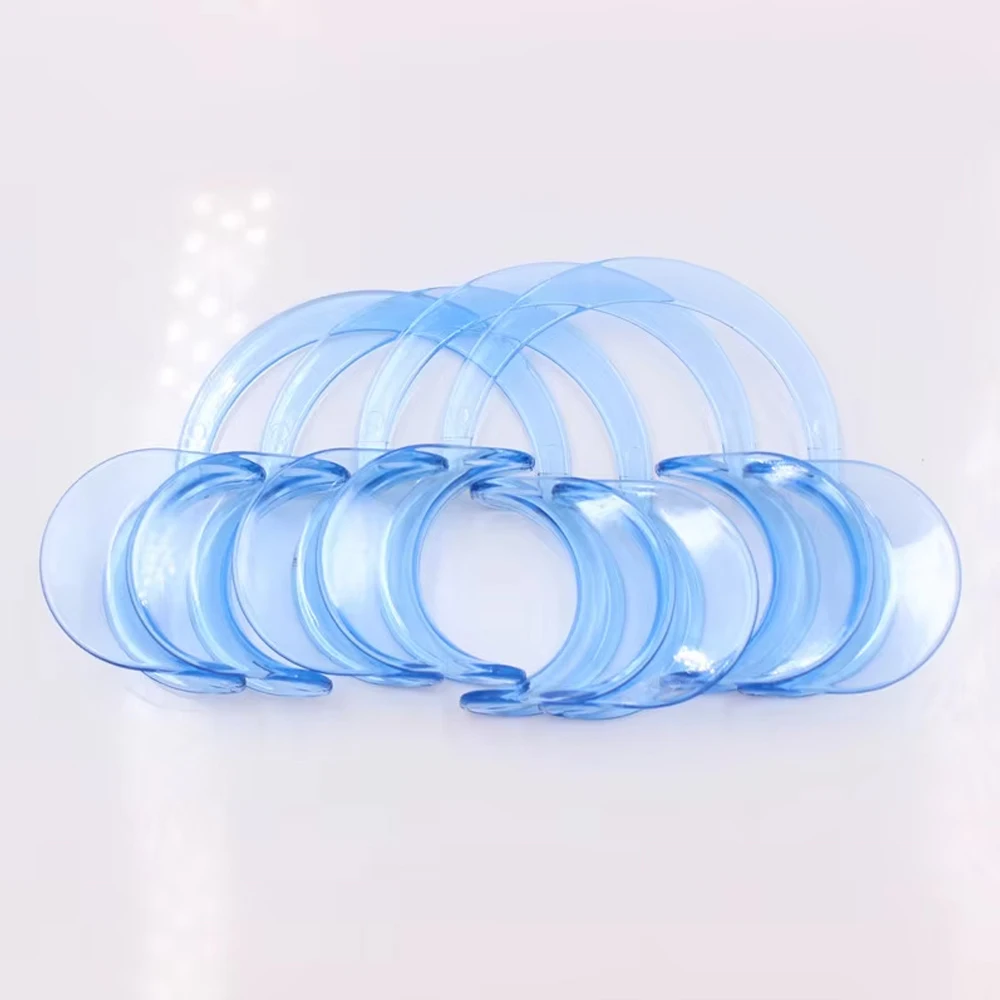 

100 шт. C-образный стоматологический открывалка для рта, ортодонтический кляп, внутриротовой ретрактор для щек, инструмент для чистки полости рта, отбеливание зубов