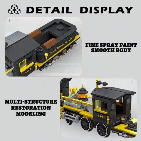 6 best sales Lego-kompatibelt tåg - №5