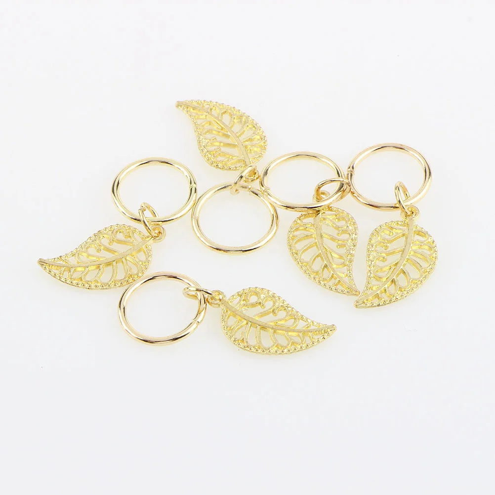 80 قطعة الأصفاد الشعر المعدنية سبيكة مطلي مجوهرات مضفر ل المجدل جديلة خواتم تخريمية أنبوب ديكور Diy بها بنفسك إكسسوارات الشعر #4