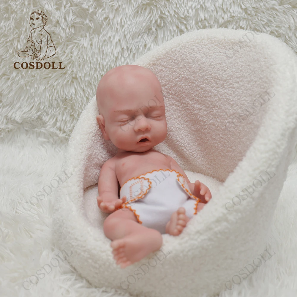 COSDOLL 15 นิ้ว 1640g ตุ๊กตาเด็กสมจริง 100% ซิลิโคน Reborn Bebe ตุ๊กตา Coco ตุ๊กตาเด็ก DIY เปล่าของเล่นเด็ก