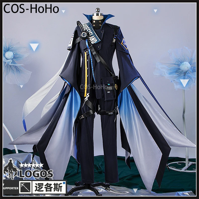 

COS-HoHo Arknights Logos Game Suit Gorgeous Handsome Uniform Cosplay Costume Halloween Carnival Party Role Play Outfit Any Size