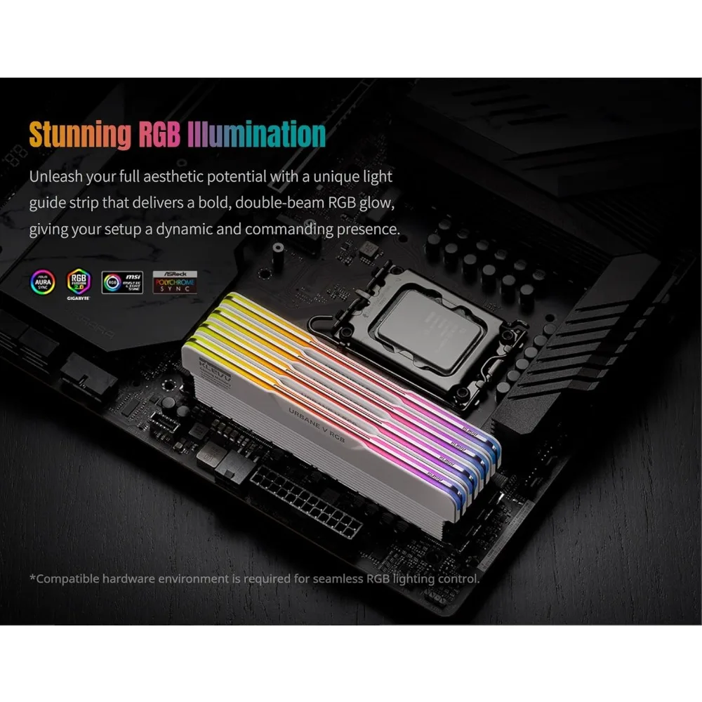Gaming Desktop RAM Memory 32GB Kit 2x16GB DDR5 6000MHz CL30 XMP 3.0 AMD EXPO Ready