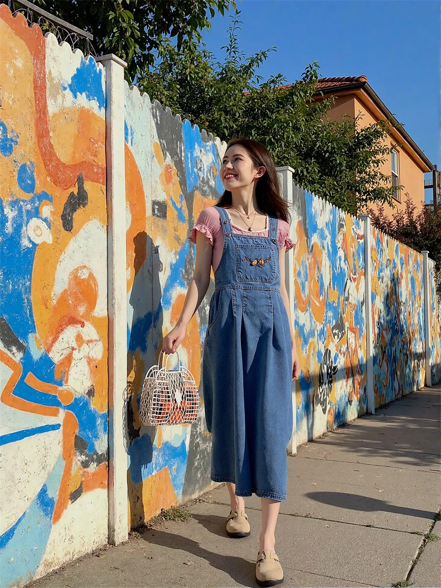 レディース ブルー ドレス 女性 オフショルダー ストレート コテージコア フェアリーコア 美学 文学的 ボヘミアン ヴィンテージ