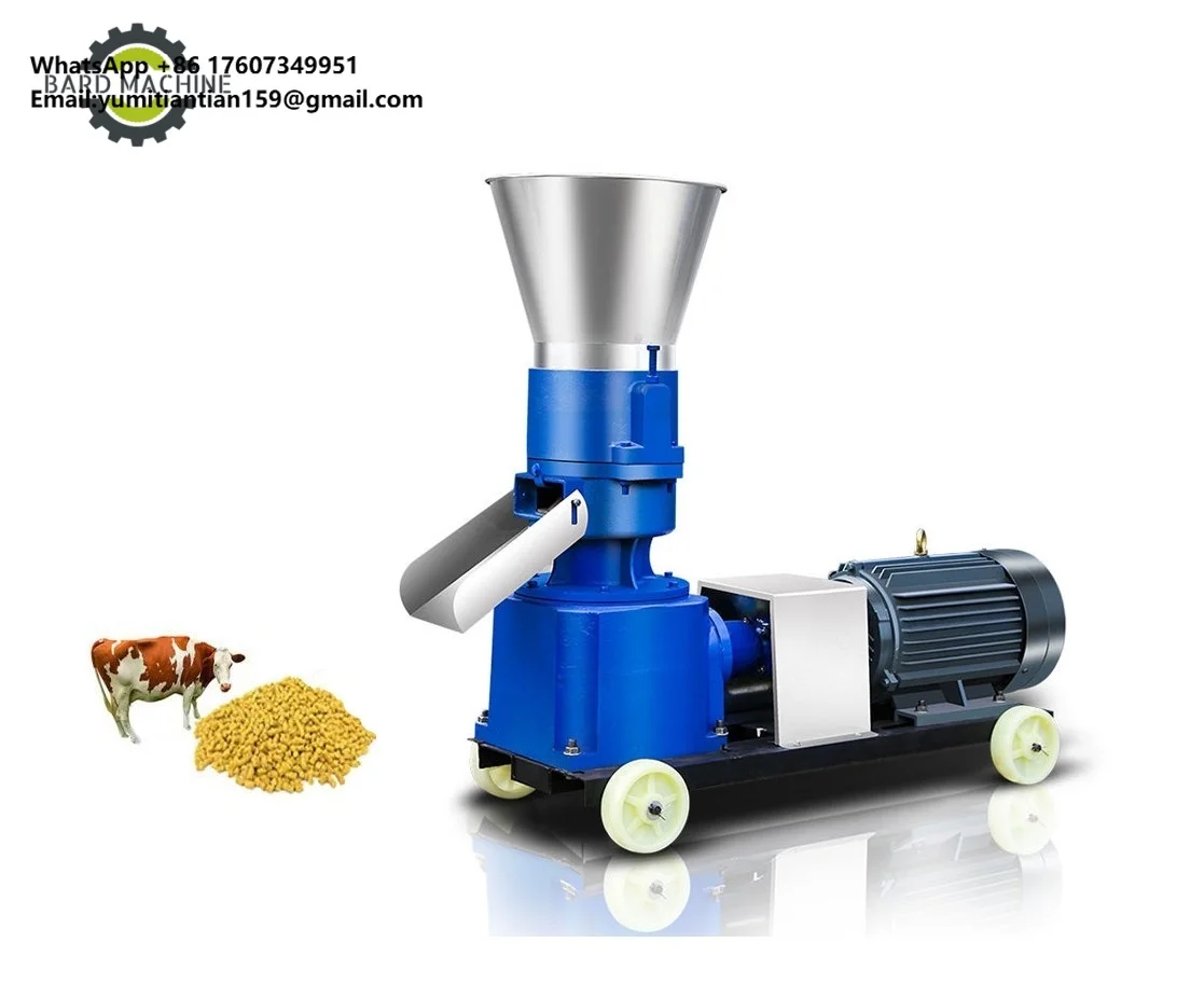 

Automatic High-Efficiency Feed Pellet Machine Special for Livestock Breeding Multifunctional Feed Pelletizer