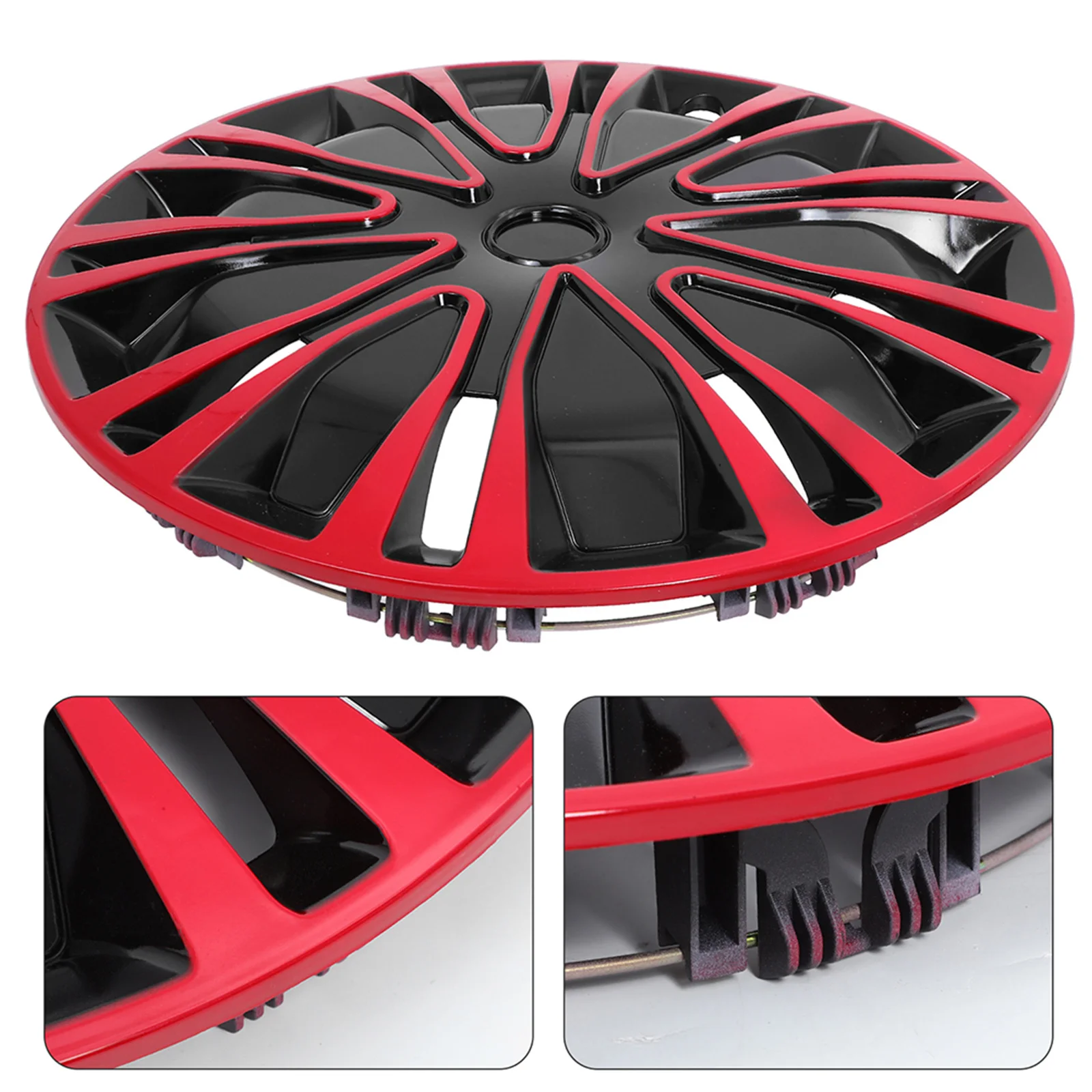 

13 Inch Decorative Hubcap Wheel Cover for Car Enhanced Durability Weatherproof Design Fits Various Vehicle Rims