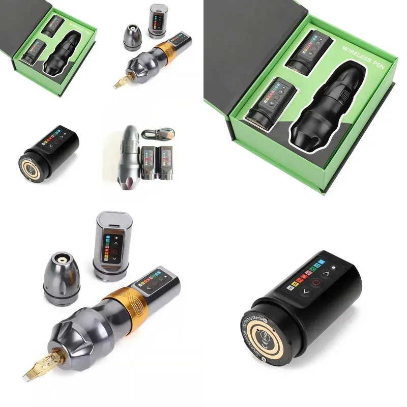 for 2025 Factory Direct Sales Rechargeable Professional Electric Wireless Tattoo Pen Speed 10800RPM Suitable for Permanent