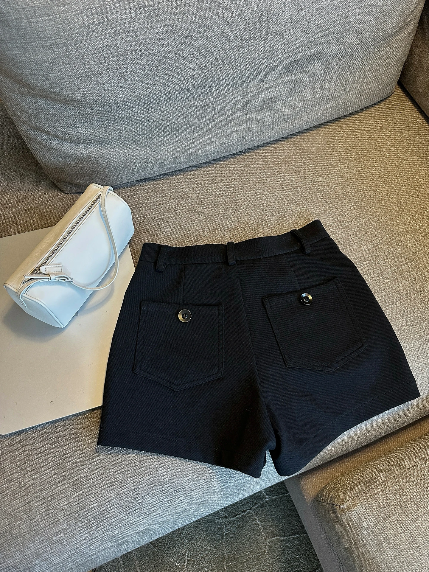 

Женские повседневные брюки с высокой талией для похудения, осенне-зимние, простые, широкие, свободного кроя