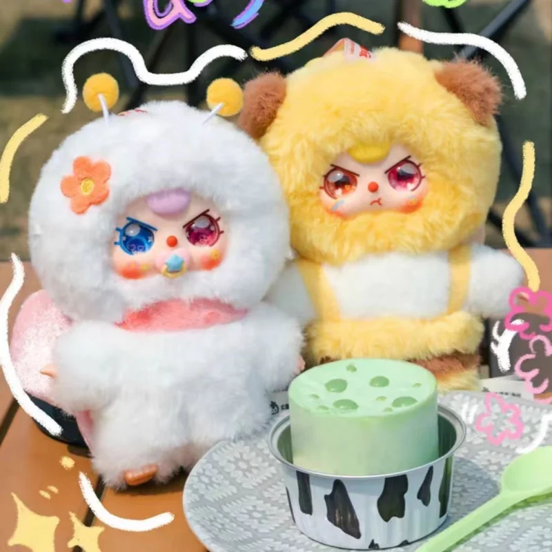 

Anime Baby Three Where Is Spring Series Blind Box Plush Vinyl Cute Doll Bag Pendant Mystery Box Friend Spring Birthday Gifts