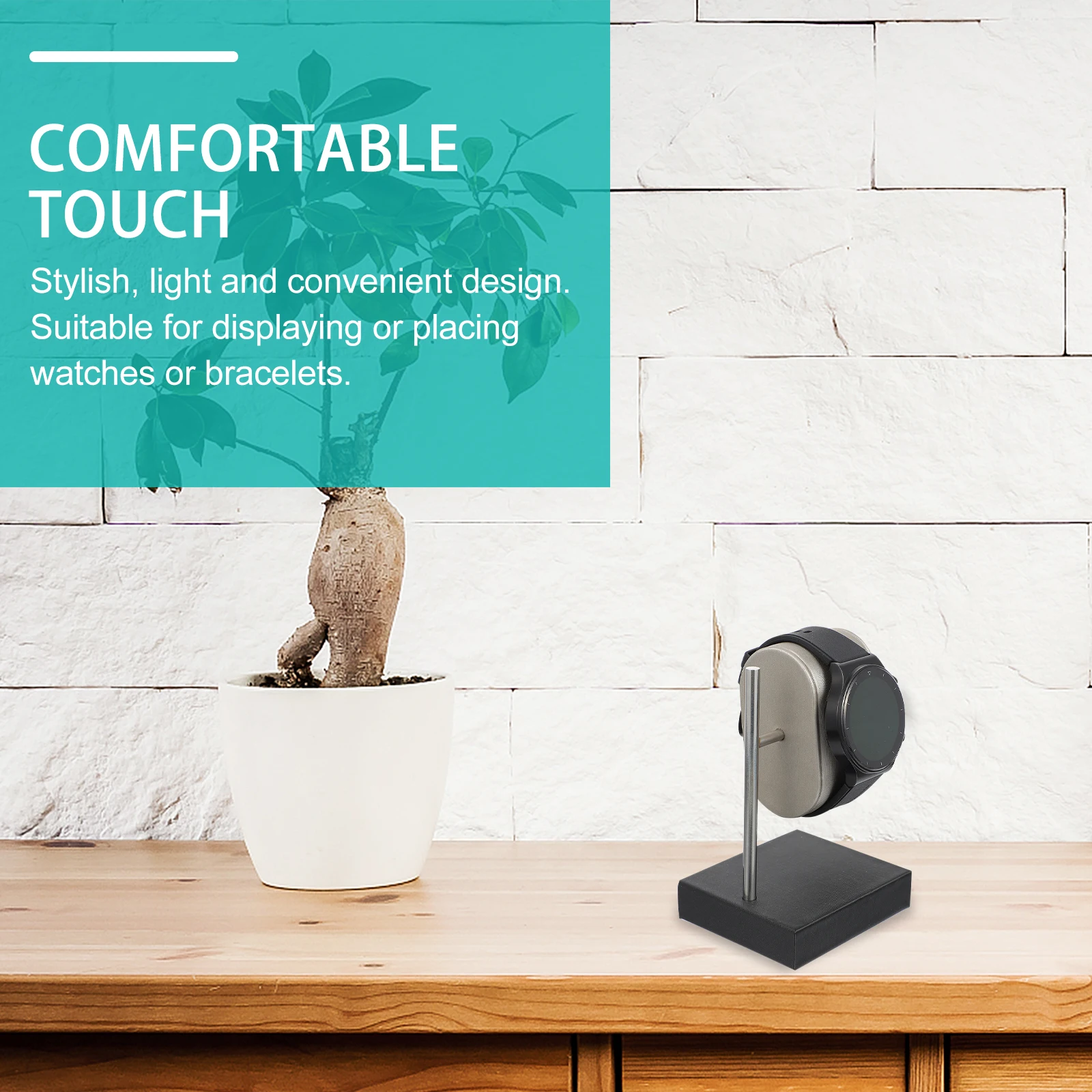 Artificial Watch Display Stand Durable Scratch Resistant Storage Holder For Bracelets Jewelry Smooth Comfortable Stylish