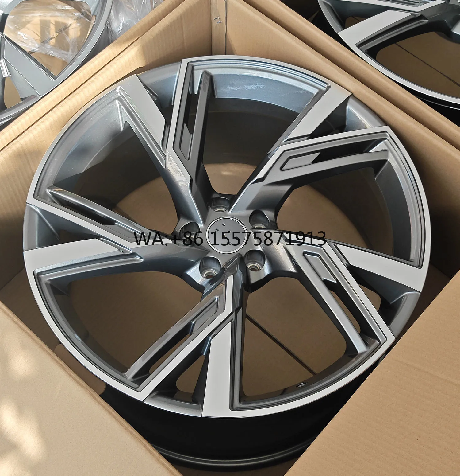 

For TP JWL VIA Super Concave Alloy Car Wheel Rims 18 19 20 21 22 inch 5 holes PCD 112 Gray Gloss Black Sport Car Wheels for RS6