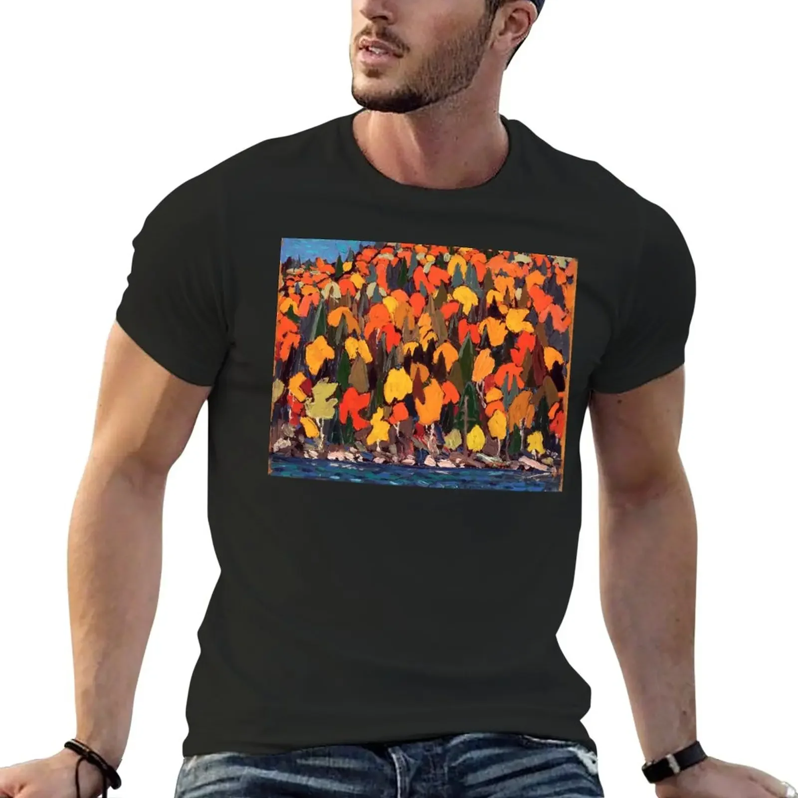 Tom Thomson - Autumn Foliage T-Shirt sweat boys animal print t shirts men