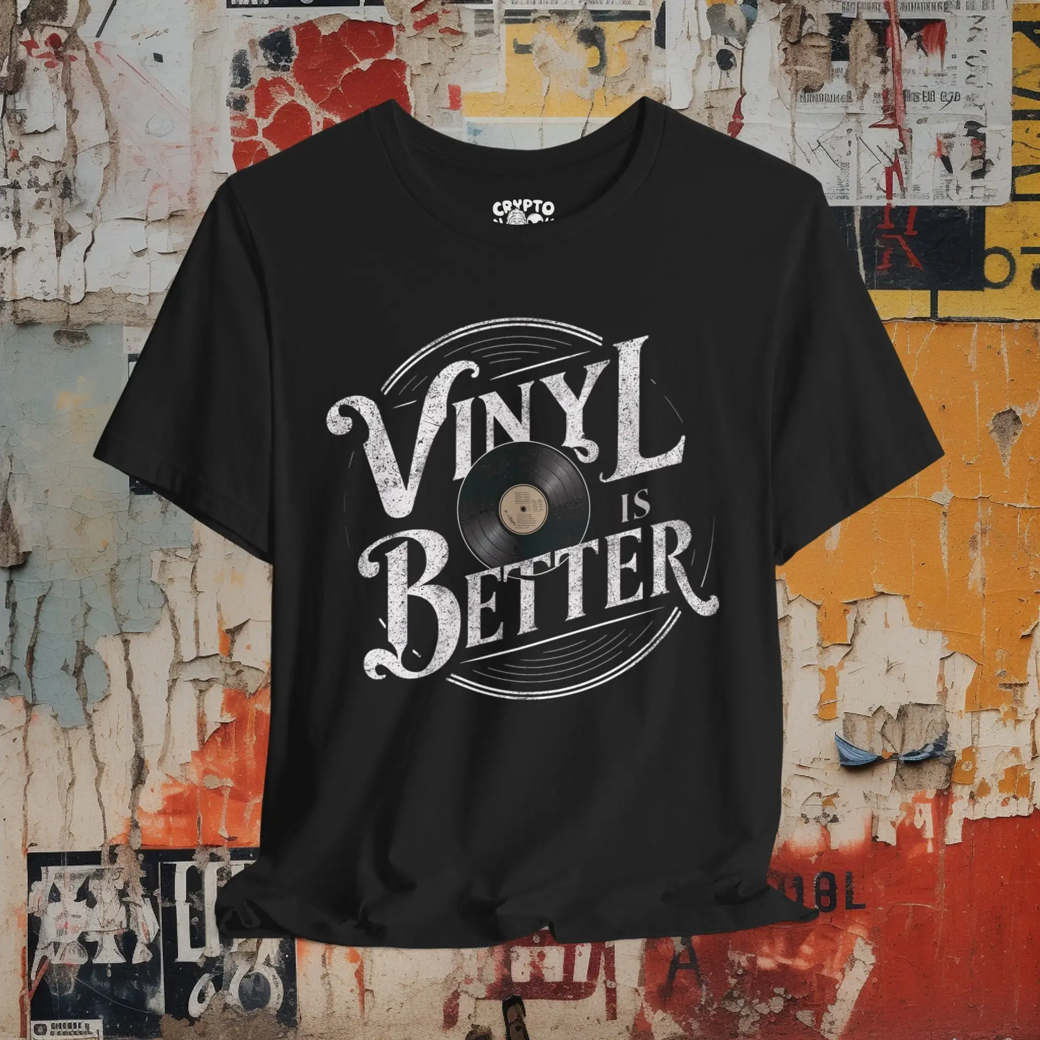 Vintage Vinyl T Shirt Bella Canvas Retro Record Music Lover Audiophile Apparel