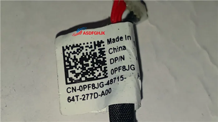 Original FOR Dell Inspiron 15 5568 13 5368 13 5378 DC Power Jack with Cable 450.07R03.000 0PF8JG PF8JG CN-0PF8JG Test OK