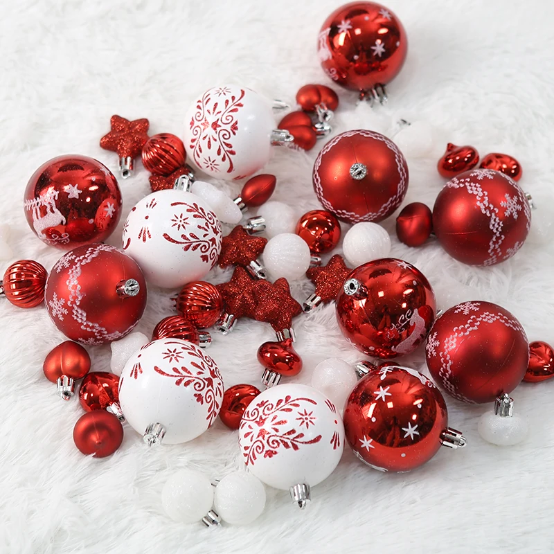 Christmas hanging ball electroplating shines brightly