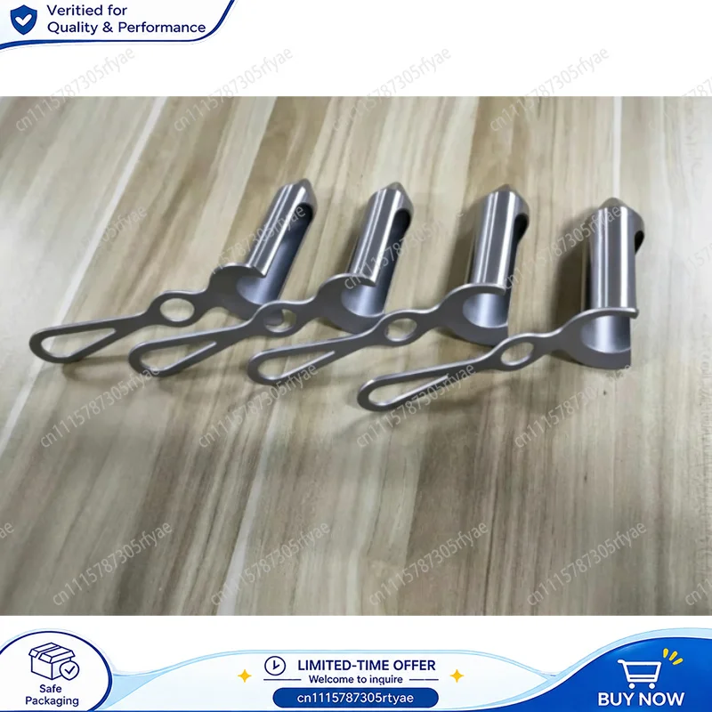 1PC C Shaped Anoscope Retractor Single Handle Stainless Steel Anorectal Instrument Medical Surgical Examination Tool