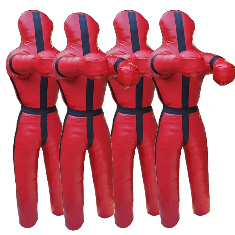 2026 PVC Microfiber Boxing Bob Low Punching Bag Sands Filling Durable BJJ Training Dummy Heavy Duty  Standing Eco-Friendly Custo