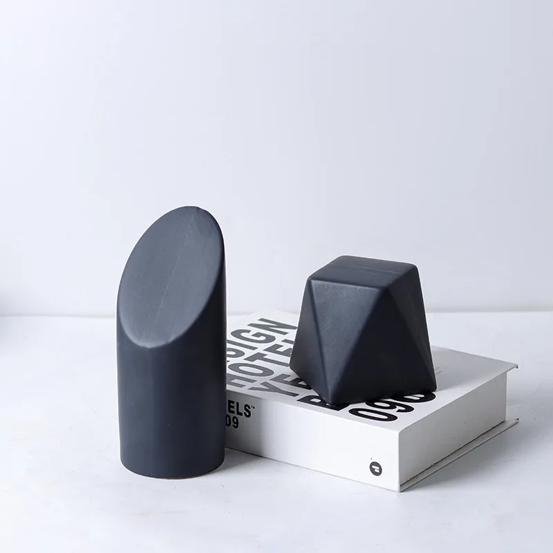 حرف خزفية هندسية متعددة السطوح متعددة الألوان، زخارف فاخرة خفيفة نورديك، المنزل، غرفة النوم، الدراسة، الديكور الجمالي