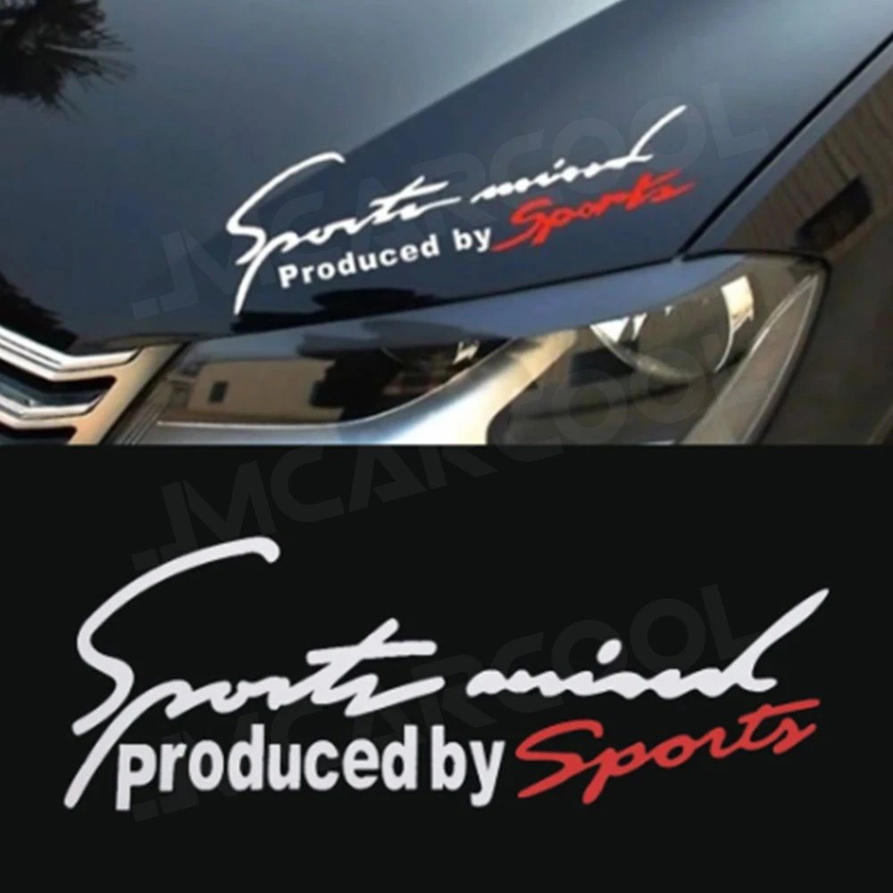 Car Sports Style Car Stickers Emblem Badge Decal Bonnet Stickers Accessories for Audi For BMW For Benz Decoration