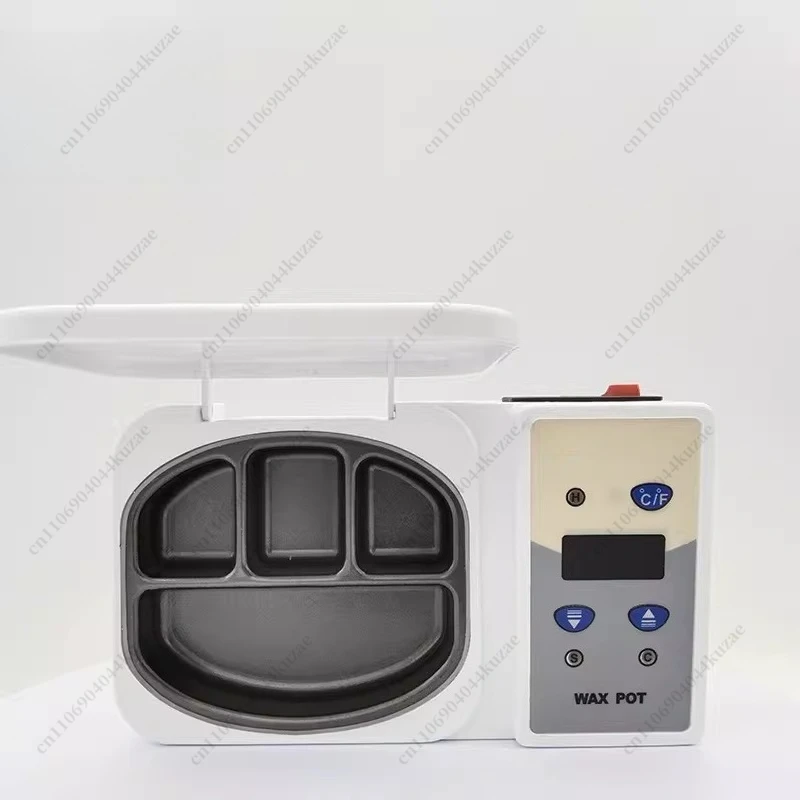 SJK Four-Slot Wax Melter with Digital Display, Electromagnetic Induction Constant Temperature Wax Dipper