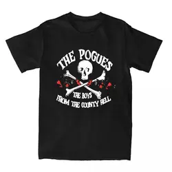 Music The Pogues Punk Band Merchandise T-Shirts for Men Women Fashion Pure Cotton Graphic Printing Clothing