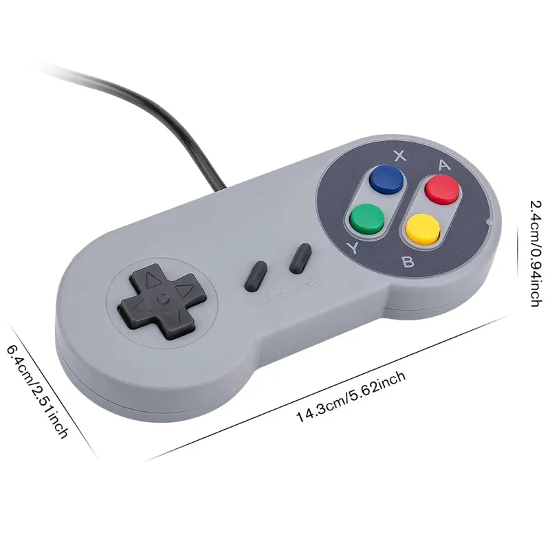 For Nintendo SNES Gamepad USB Controller Gaming Joystick For Nintendo SNES Game Pad For Windows PC MAC Computer