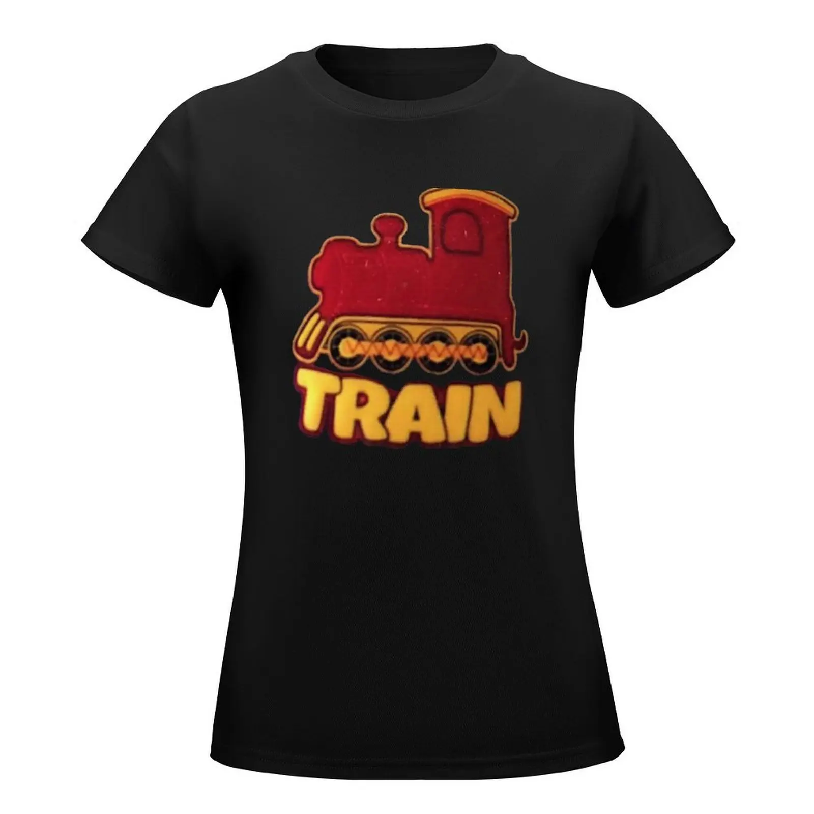 Goldberg's Train T-Shirt funny Short sleeve tee cute tops tees t-shirts for Women cotton