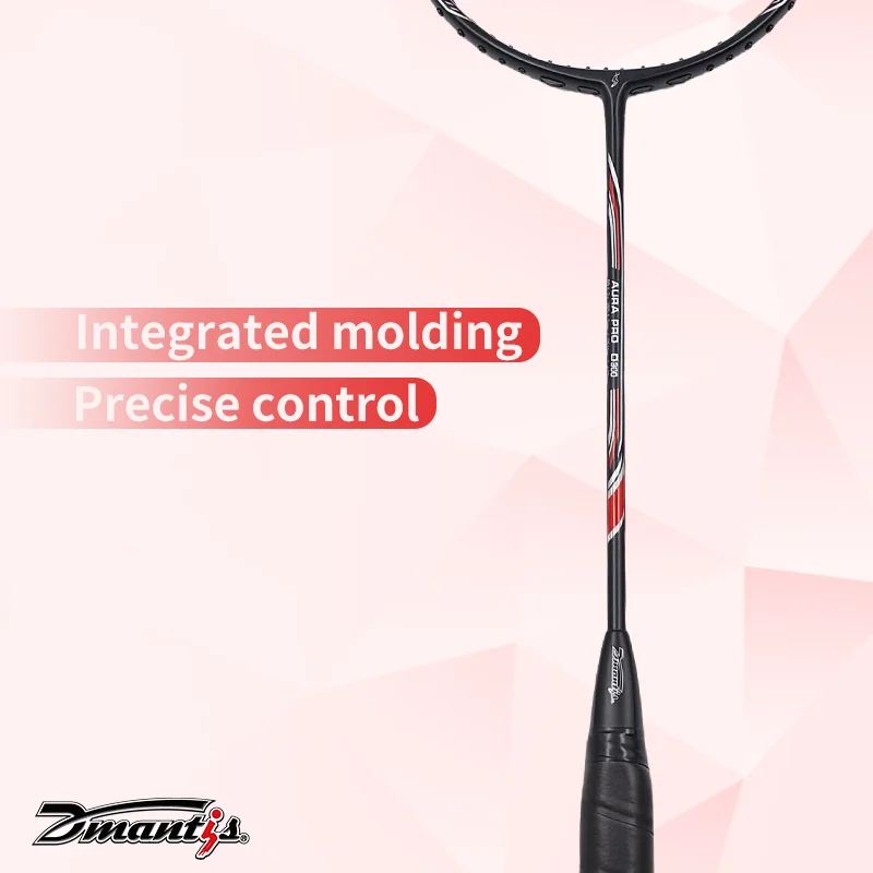 

D300 Professional Full Carbon Badminton Racket Lightweight Smooth Graphite Shaft Soft Hardness for Training Competition