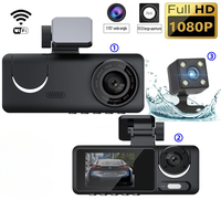 Car Dvr Dash Cam 170° Wide Angle Lens Camera Support Wifi Dashcam G-Sensor Black Box Infrared Nightxision IPS Screen 2 Inches