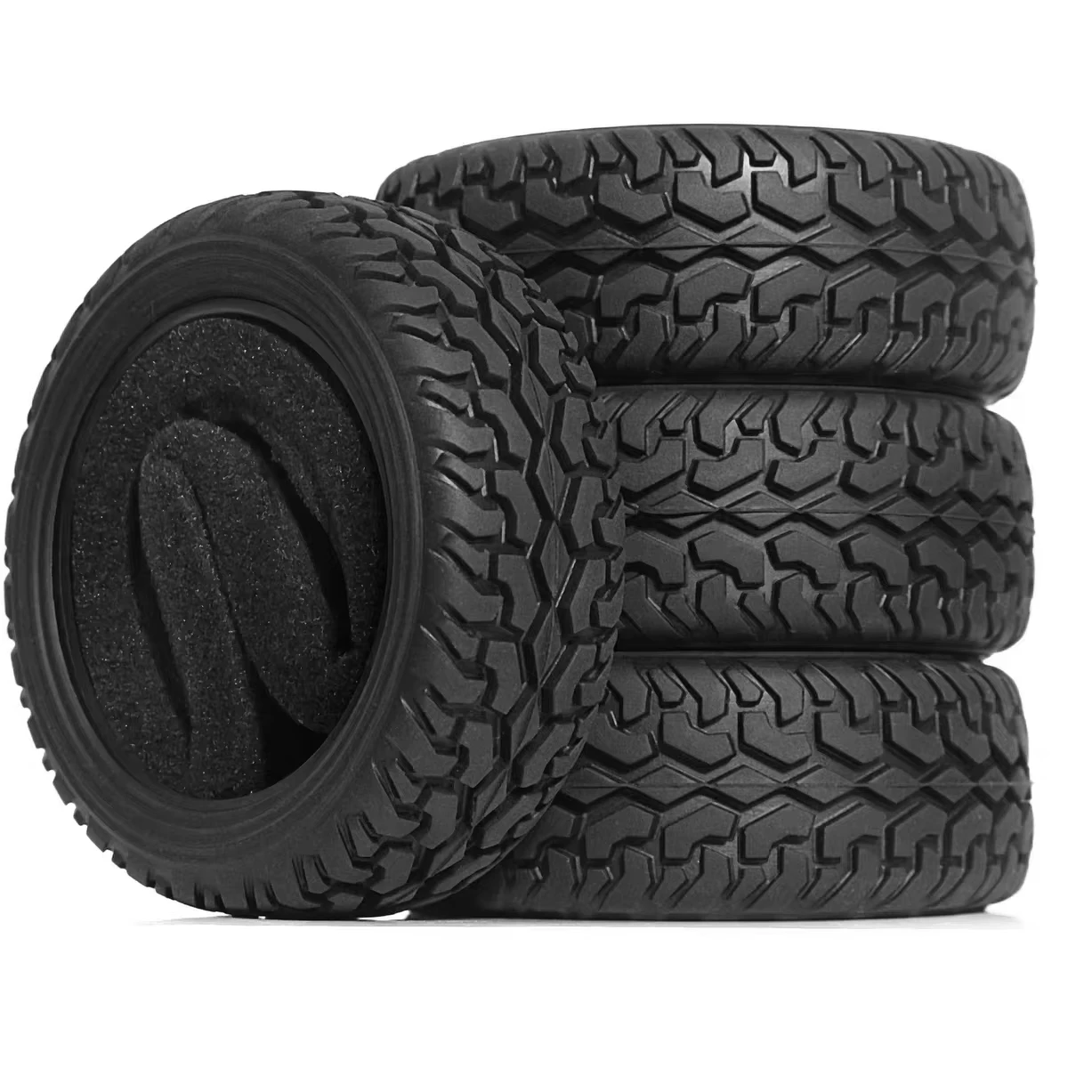 4pcs 1/10 RC On Road Wheel And Tires 12mm Hex Hub Fit For Tamiya TT01 TT02 Kyosho Sakura D3 Traxxas 4Tec 2.0 RC Racing Drift Car