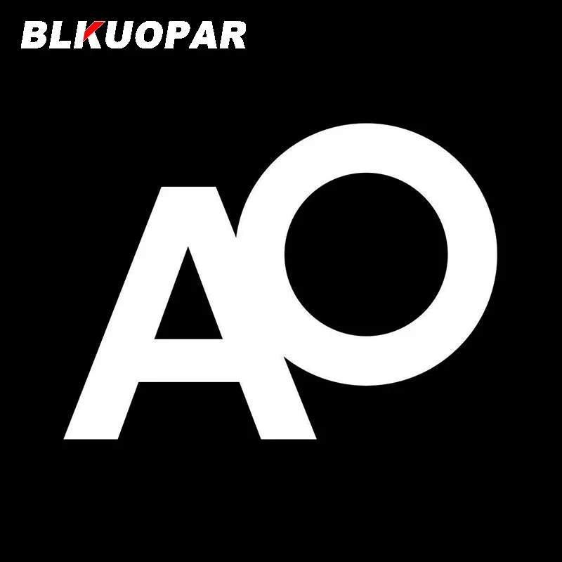 BLKUOPAR AO Eyewear Car Sticker Creative Waterproof Original Sunscreen Decal Personality Die Cut Motorcycle Refrigerator Decor