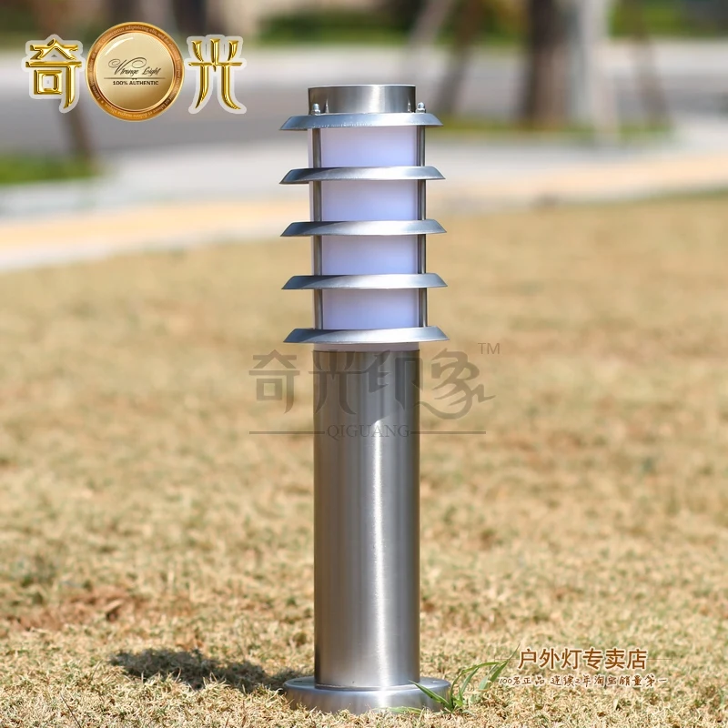 Lampu pencahayaan rumput, Pas stainless steel luar rumput lampu tahan air, Luminer pencahayaan tahan air, Pas modern yang singkat