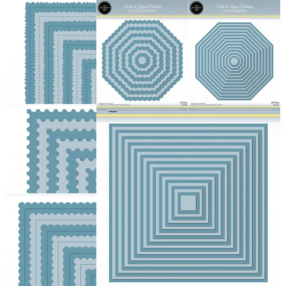 Circle Square 2025 New Metal Cutting Dies For Craft Embossing Make Paper Greeting Card Making Template DIY Handmade