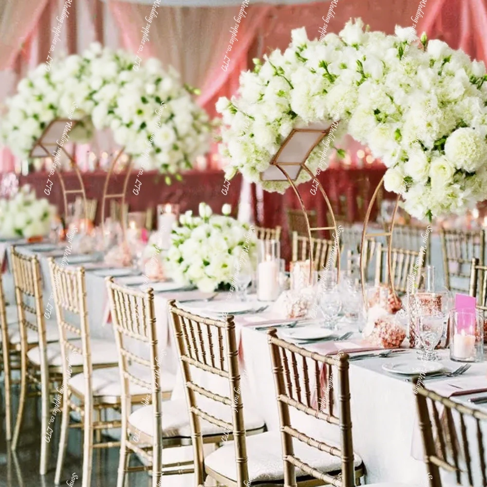 

8 шт., 80 см) f30, свадебные высокие центральные элементы, золотые плинтусы из нержавеющей стали, подставка для цветов, аксессуары для украшения стола