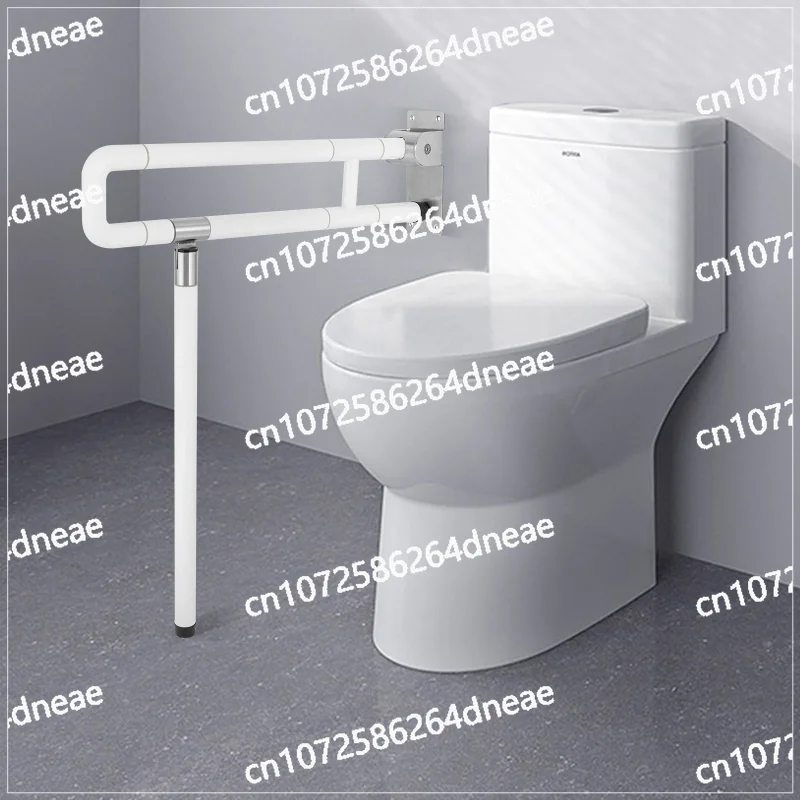 Toilet Handle Disabled Toilet Grab Bar Wall Grab Bar Bathroom Stand Assist Toilet Holder Handle Foldable Maximum