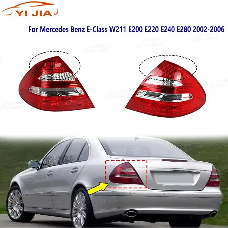 

Светодиодный задний фонарь для Mercedes Benz E-Class W211 E200 E220 E240 E280 2002-2006 Автомобильные аксессуары Светодиодный задний фонарь указателя поворота