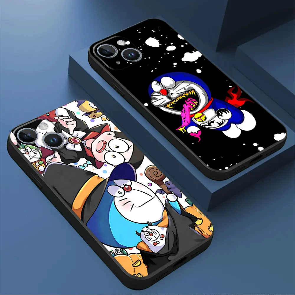 Phone Case for iPhone 8 Plus 14 12 Mini 13 Pro XS X 15 Pro Max SE 11 XR 12 pro 14 Pro TPU Soft Japan Anime D-Doraemon Cover