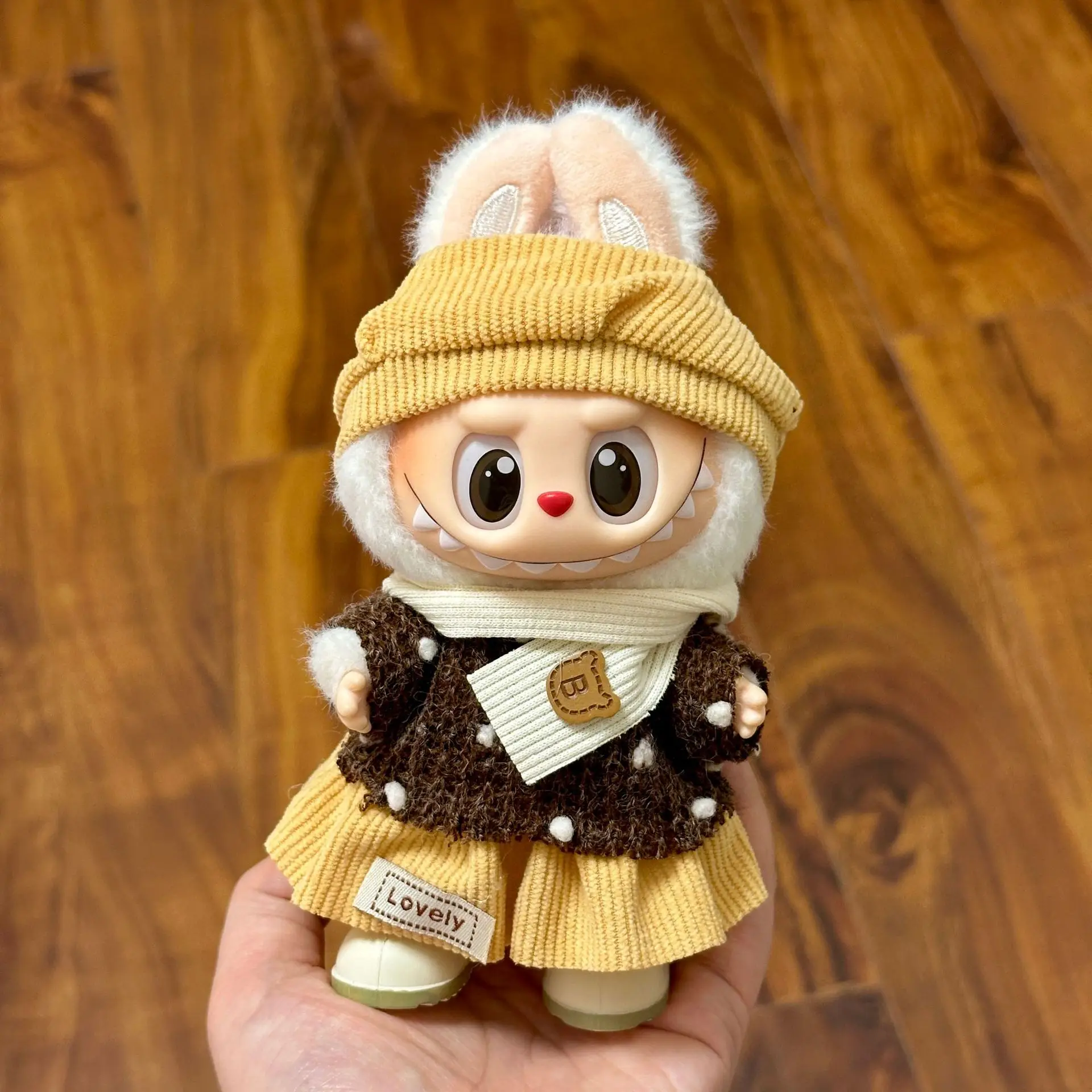 17cm labubu v2 v1 roupas da moda acessórios roupa ídolo boneca roupas para presente do miúdo labubu ropa