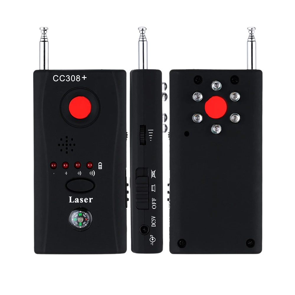 Multi-Function Wireless Camera Lens Signal Detector, DV Signal Detect, Full-range Anti Candid RF Device Finder, CC308 +, 1 Set