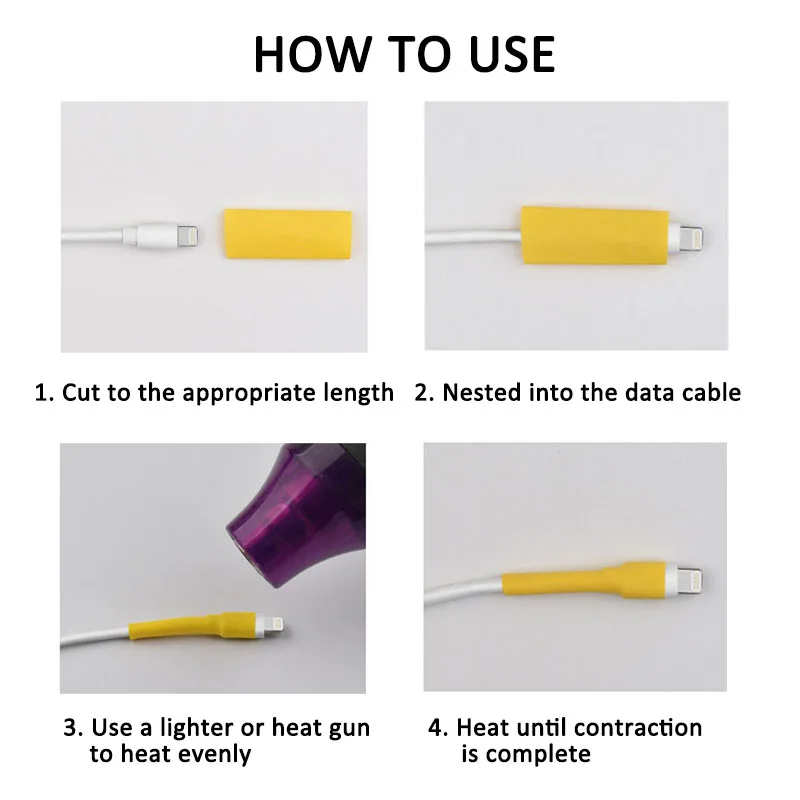 1M 3:1 Heat Shrink Tube with Glue Polyolefin Shrinking Assorted Heat Shrink Tube Wire Cable Sleeving Tubing