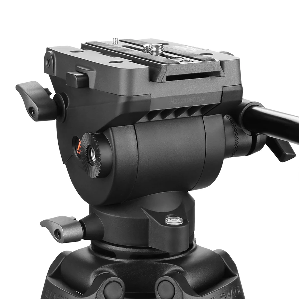 E-IMAGE EG04AS 67-Inch Aluminum Camera Video Tripod With Fluid Head For Video Camera And DSLR