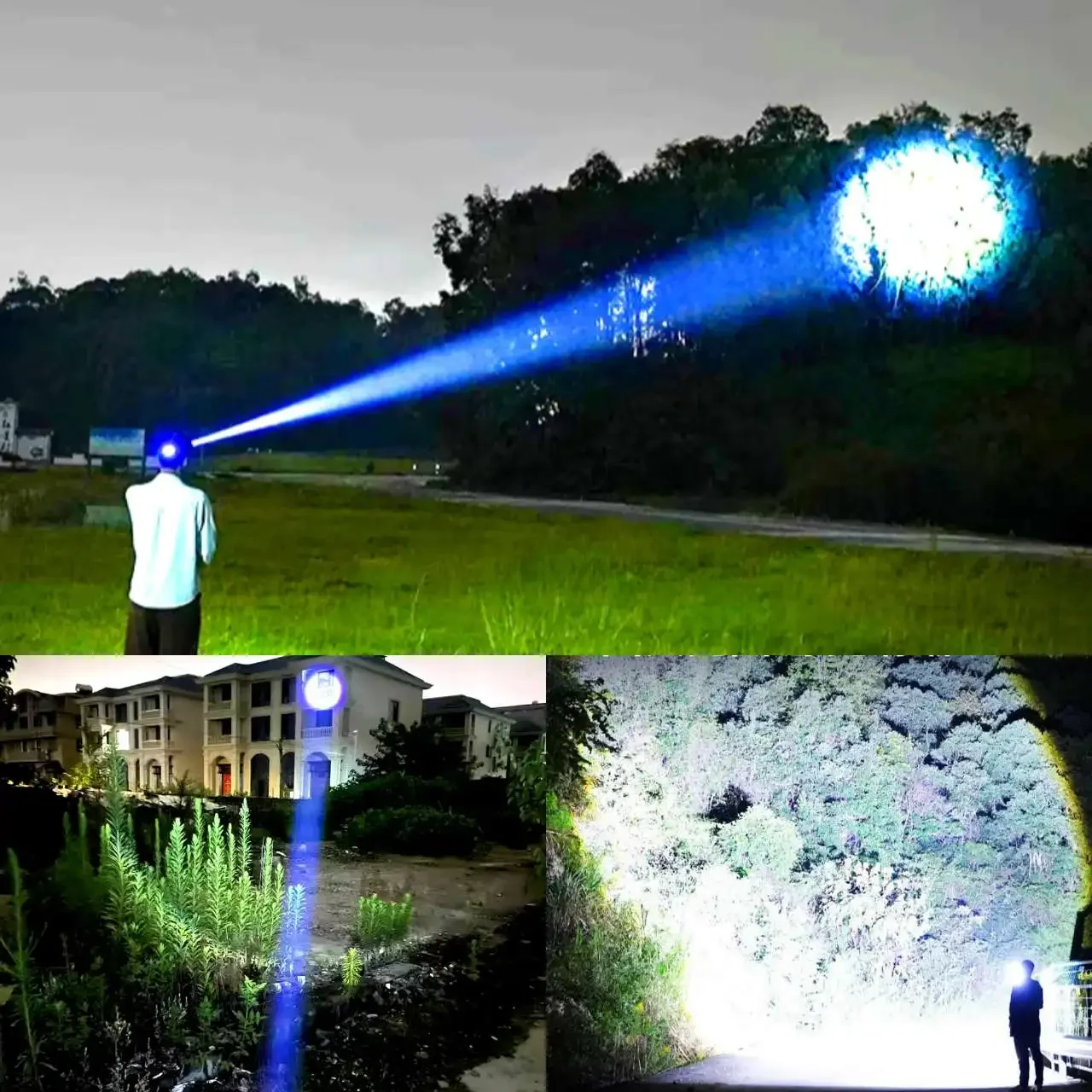 Ultra Powerful LED Headlamp 980000000LM Super Bright Long Range 6500m Headlight Rechargeable Head Torch Fishing Head Lantern