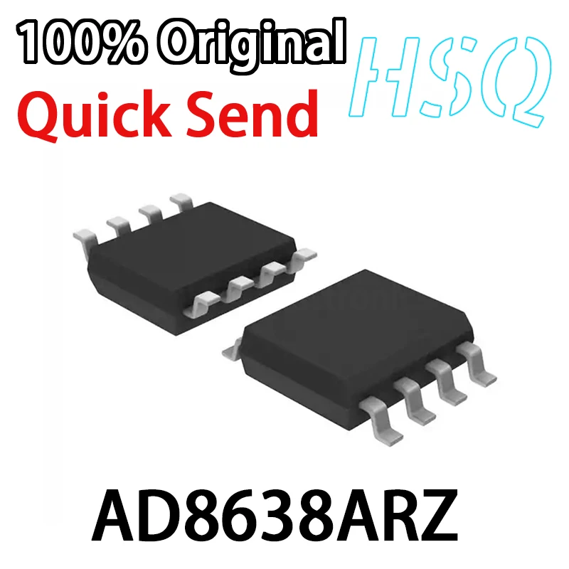 

1PCS New AD8638ARZ-REEL7 AD8638A Patch SOP-8 Encapsulated Precision Operational Amplifier Chip