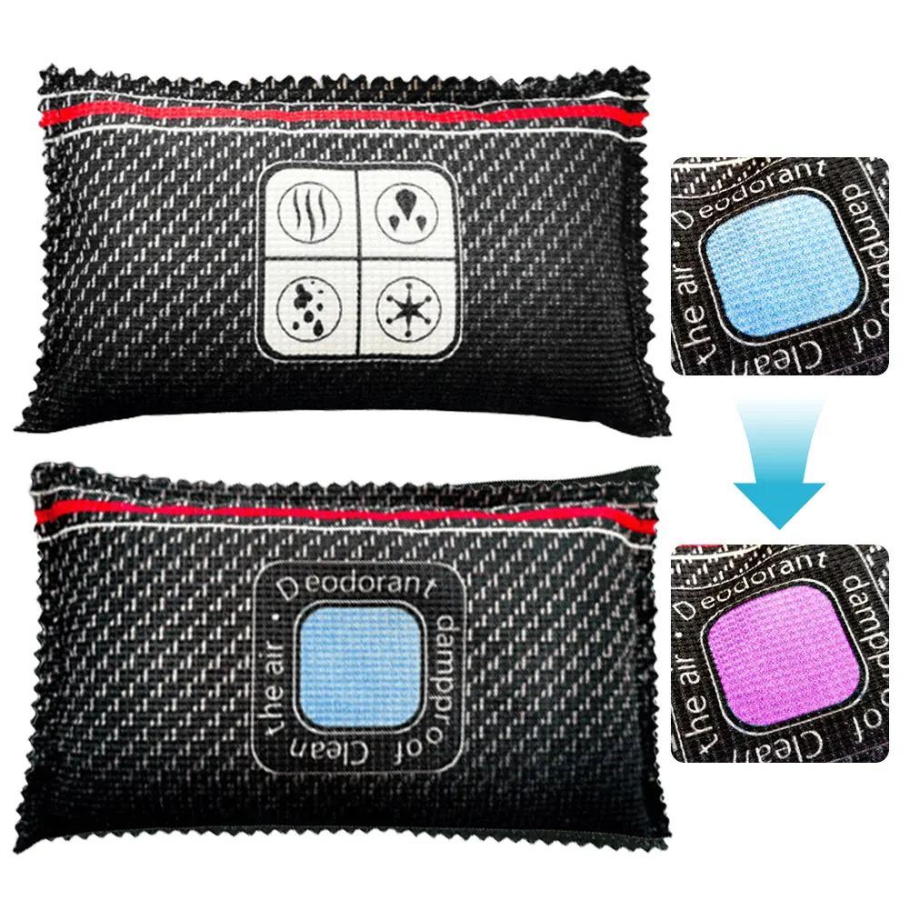 مزيل رطوبة السيارة حقيبة جافة كبيرة قابلة لإعادة الاستخدام هلام السيليكا امتصاص الرطوبة متعددة الوظائف هلام السيليكا/معادن لخزانة الأحذية خزانة #5