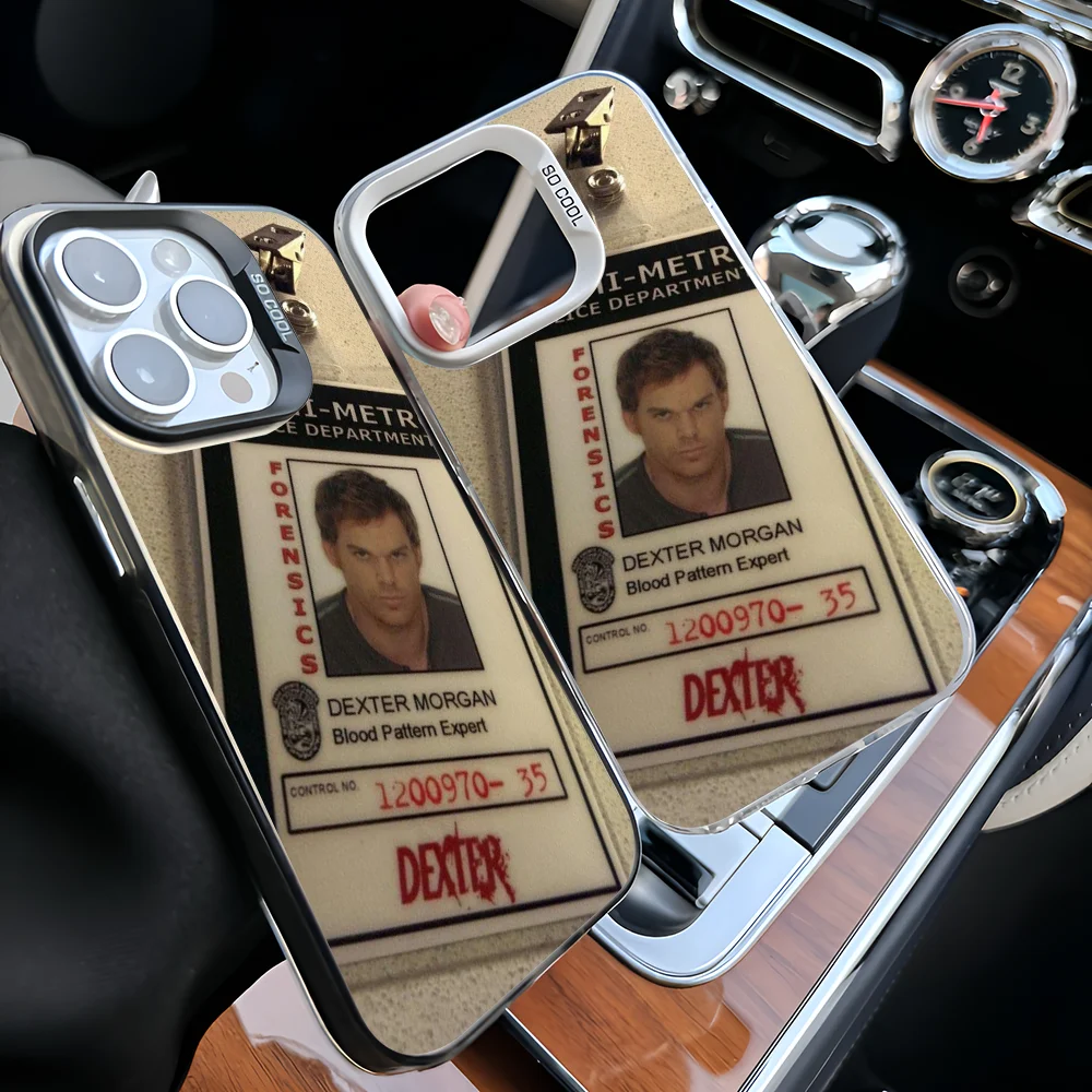 Epc Dexter Morgan Phone Case IMD Phone Case For IPhone 16 15 14 13 12 11 Pro Max Plus Color Silver Cover