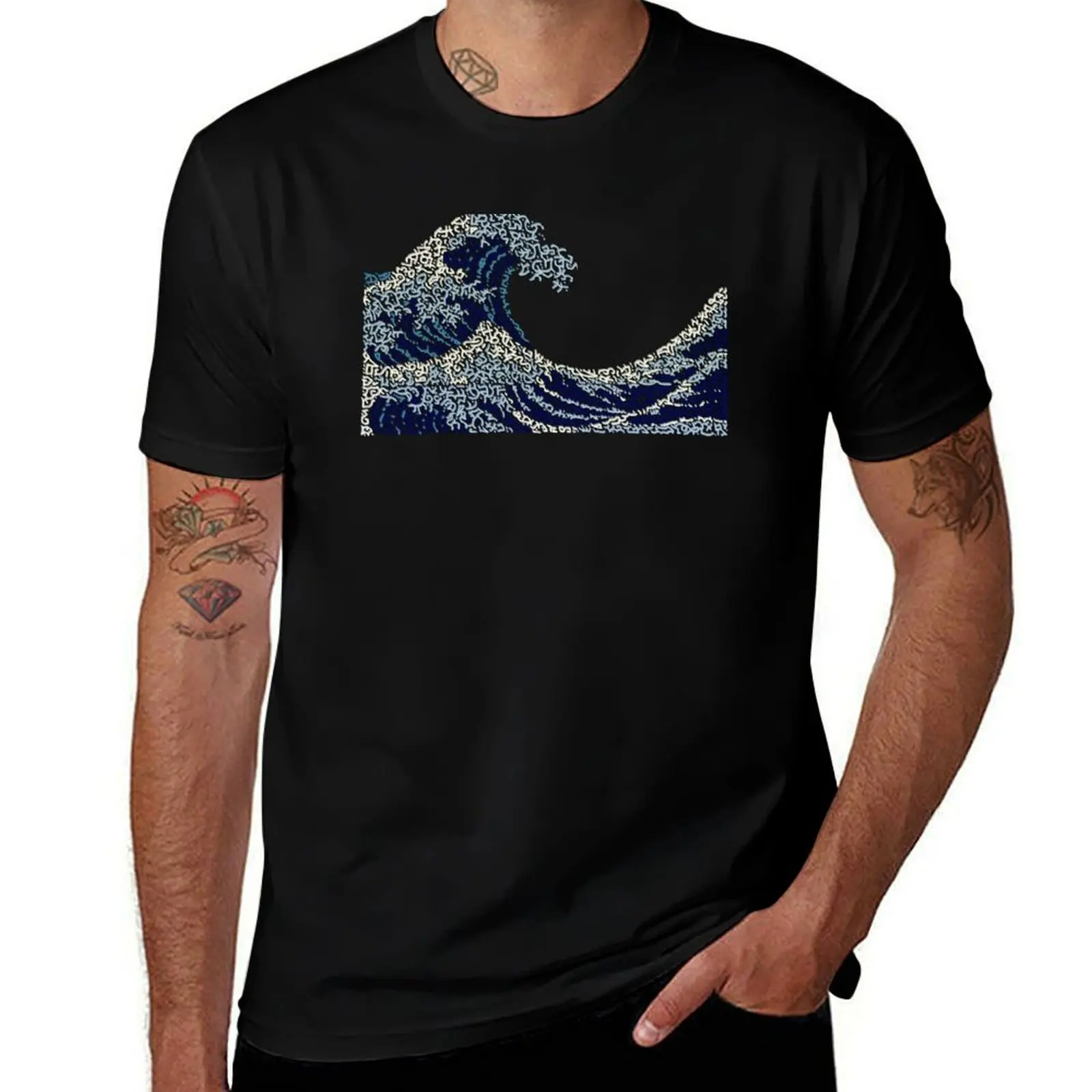 The Wave of Hokusai T-Shirt Utility Work Short Sleeve Top