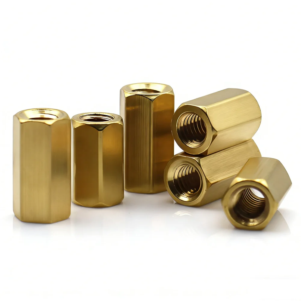 Brass Hex Standoff Spacer Female Female Thread PCB Motherboard Standoff Double End M2 M2.5 M3 M4 M5 M6 10-50pcs