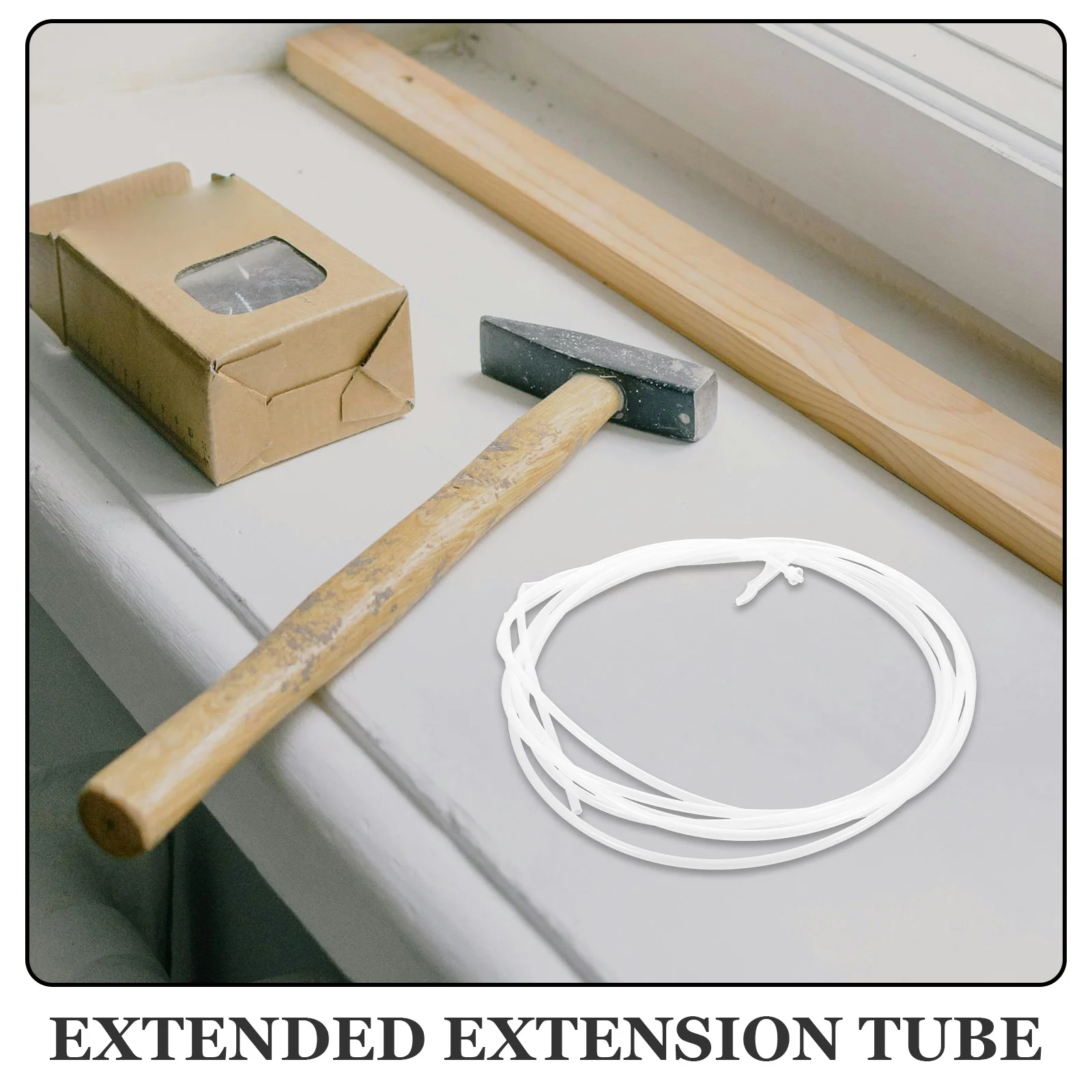 Plastic Extended Foam Glue Tube Durable Sealant Dispenser for Filling Hard to Reach Areas Spray Foam Tube Extension Application