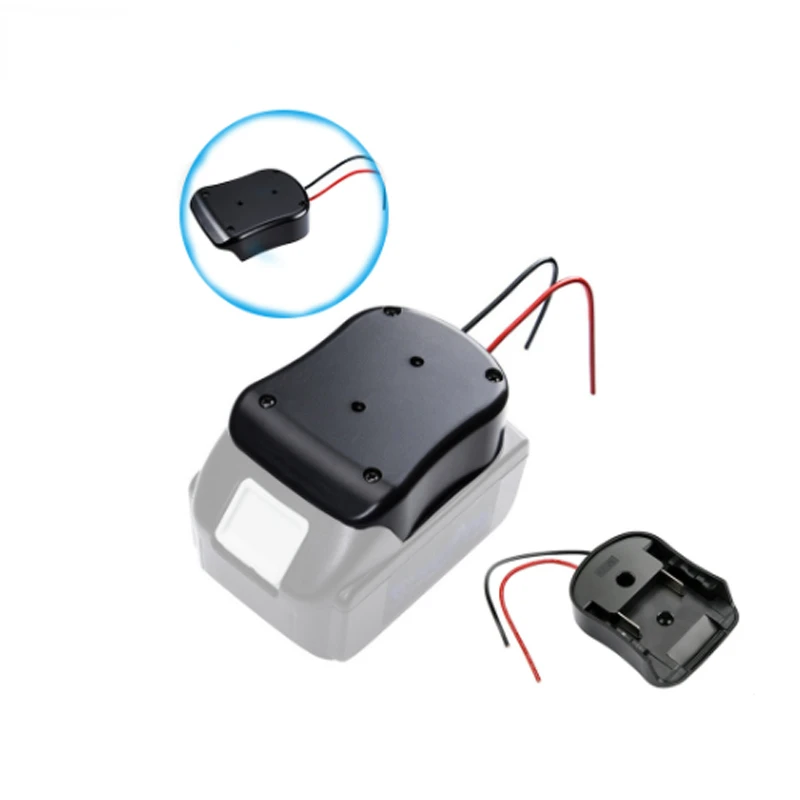Imagem -03 - Adaptadores de Bateria para Makita Makita Bosch Milwaukee Dewalt Black & Decker Conector de Alimentação 18v Suporte para Doca 14 Fios Awg Faça Você Mesmo Novo