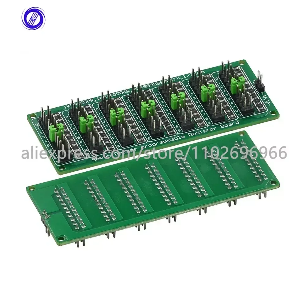 Programmable Eight Decade Resistor Board 0.1R-9999999.9R 0.1-9.9999999MR (0-10MS) Step Accuracy 0.1R 1/2 W SMD Resistance Module